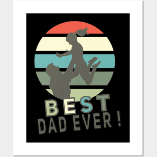 Best Dad Ever with Dauther Posters and Art